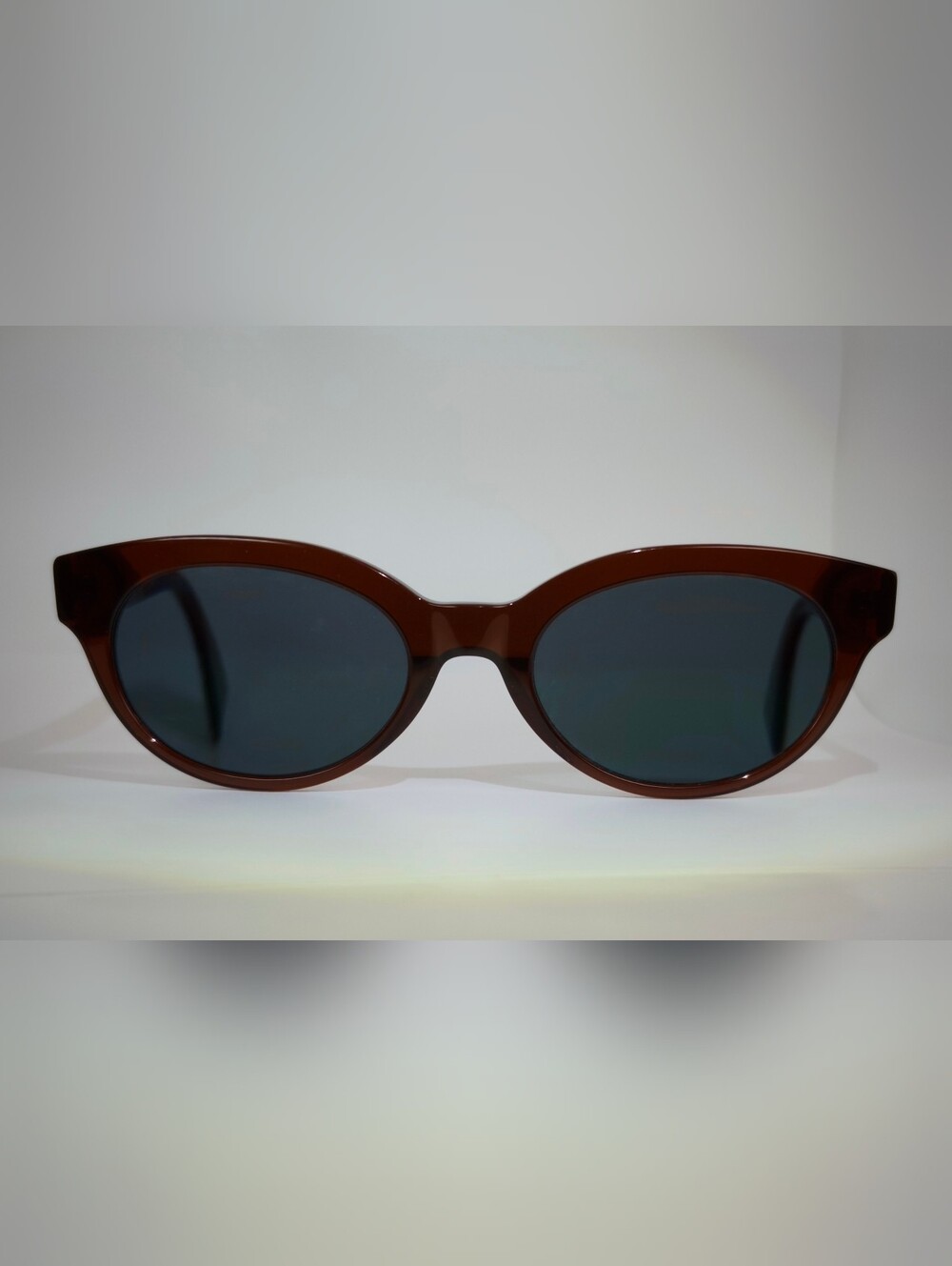 Vacation. Brown Cat-Eye Sunglasses - Women Accessories. Leopard Print Temples.